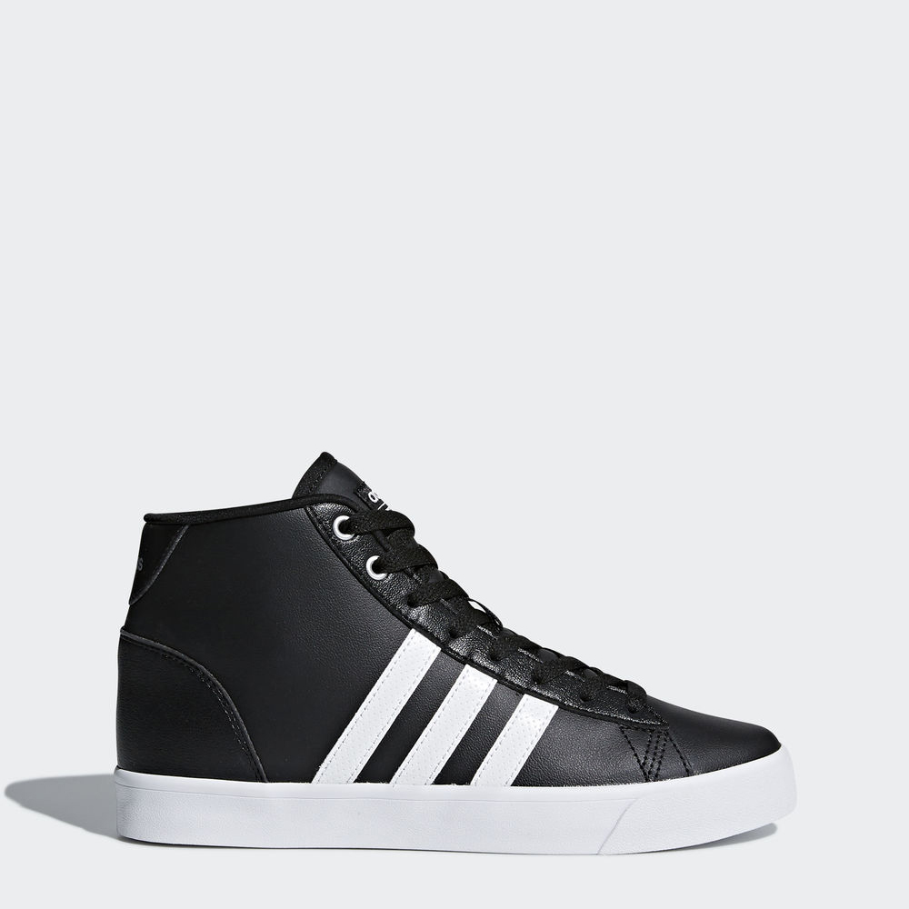 Adidas Cloudfoam Daily Qt Mid - αθλητικα παπουτσια γυναικεια - Μαυρα/Ασπρα/Ασημι,Μέγεθος: EU 36 – 54